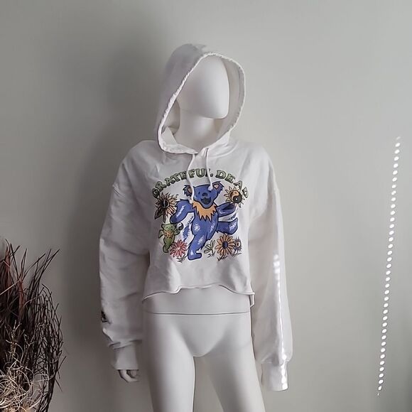 Daydreamer Grateful Dead Sunshine Daydream Cropped Hoodie - Picture 6 of 14